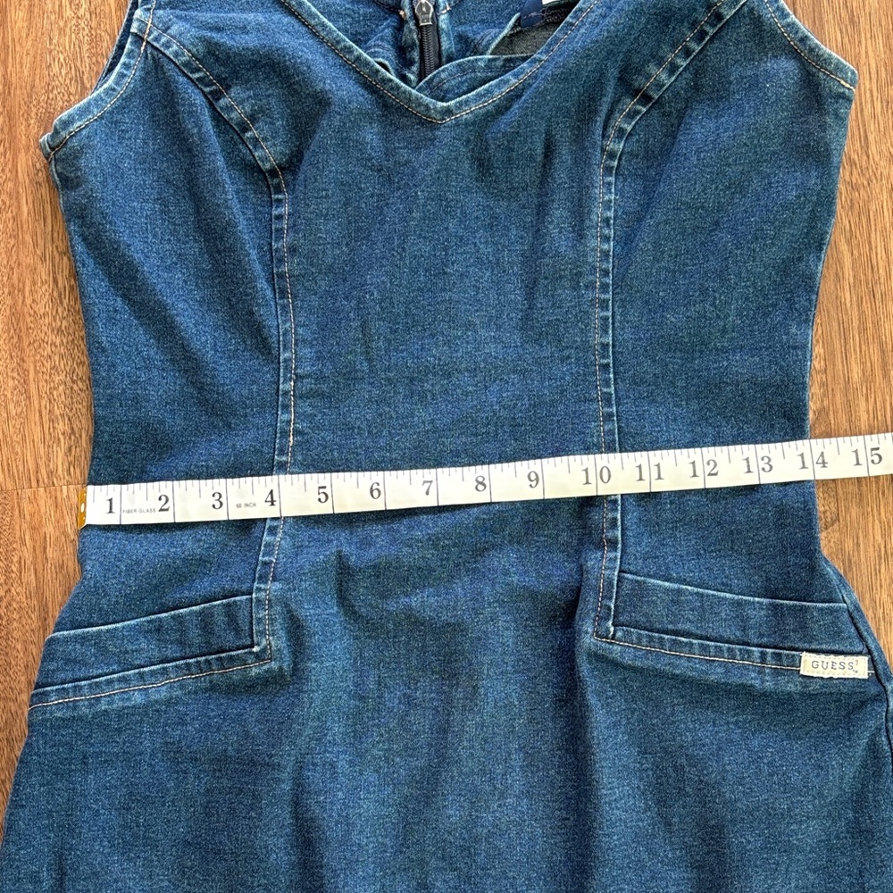 90s Vintage Guess Blue Denim Apparel - Picture 7 of 10